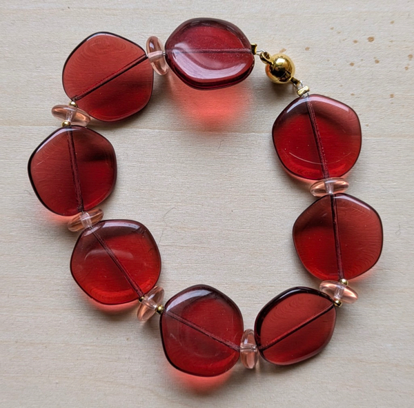 bracelet coquelicot